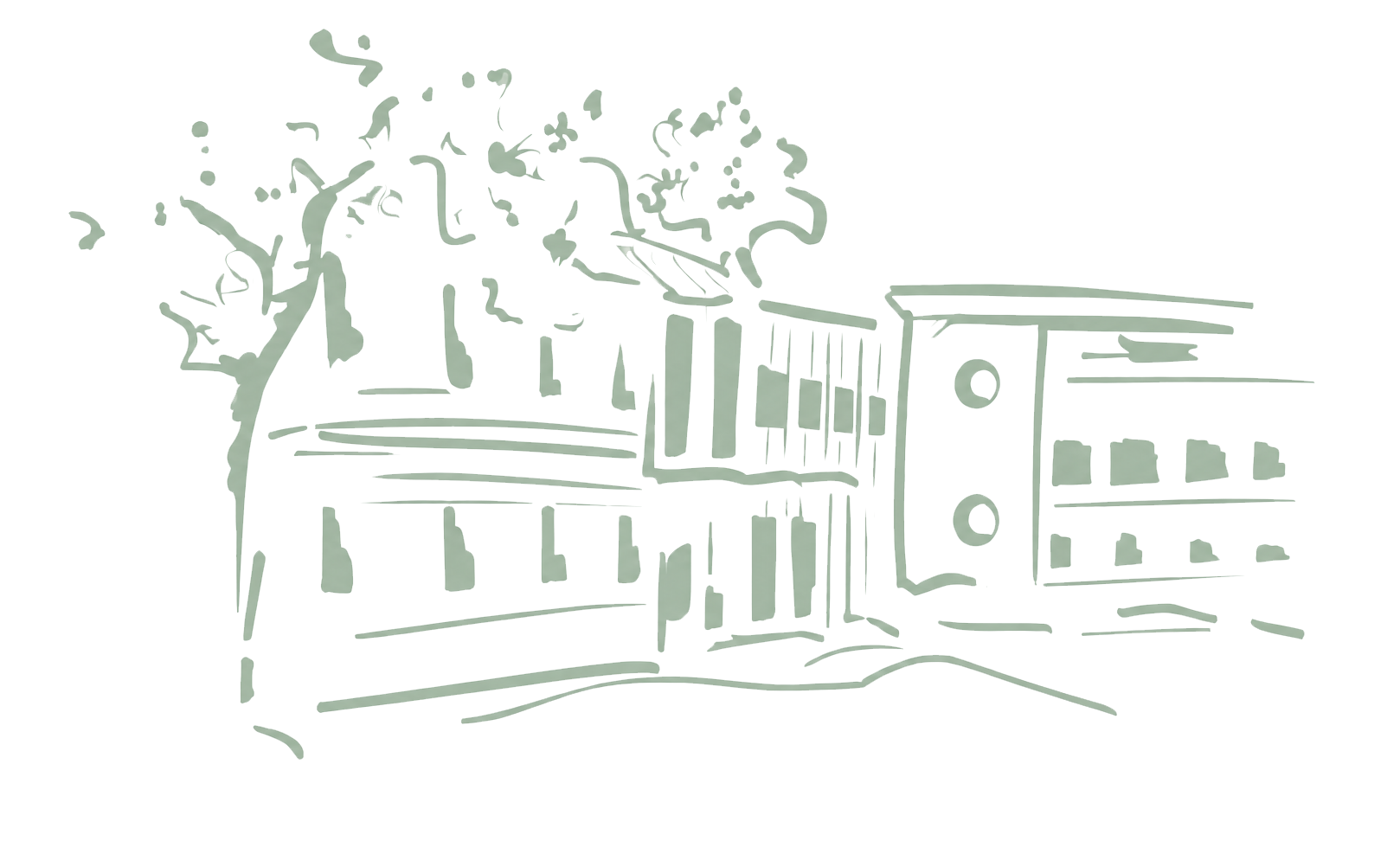 Skizze der Schule