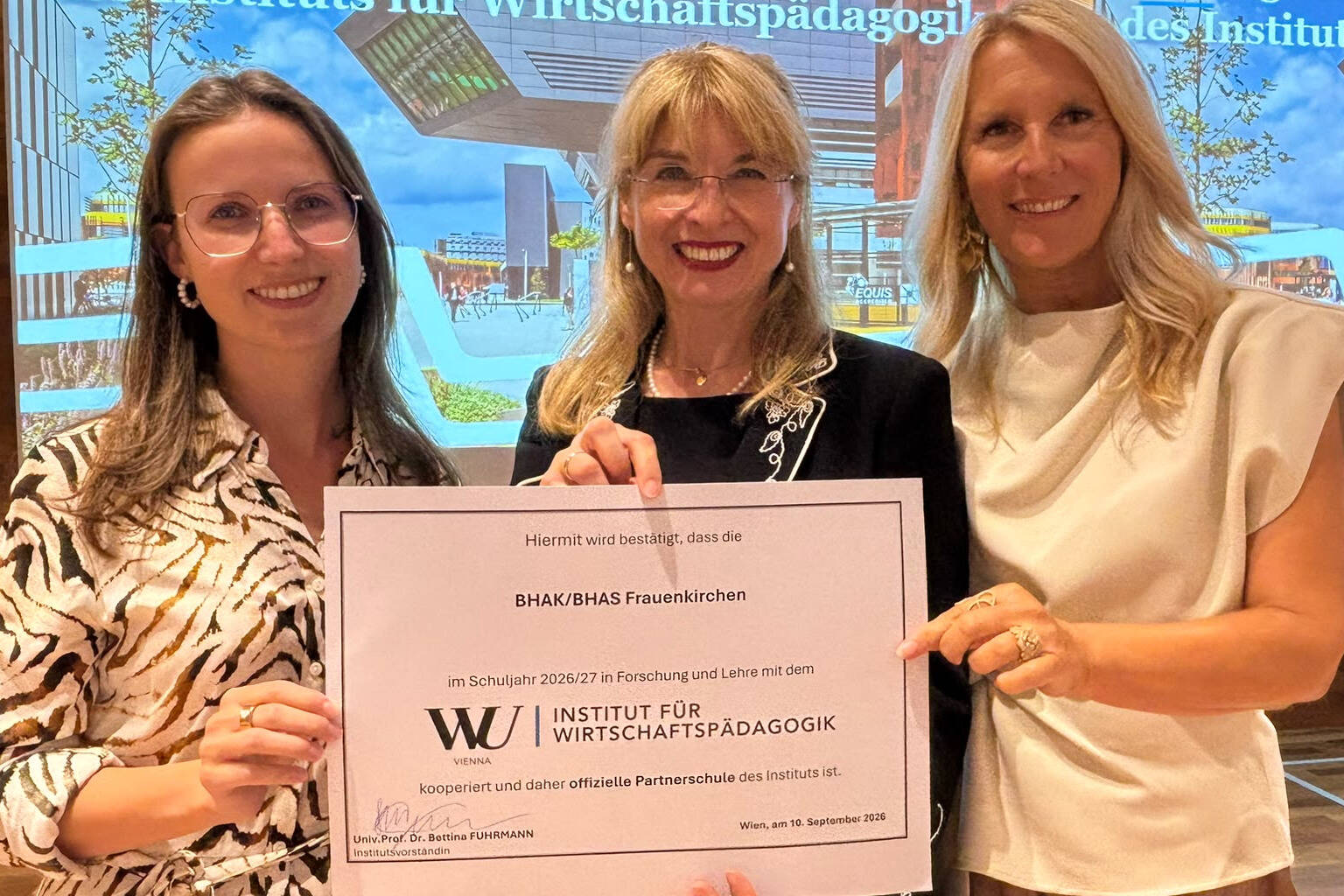 Partnerschaft mit der WU Wien